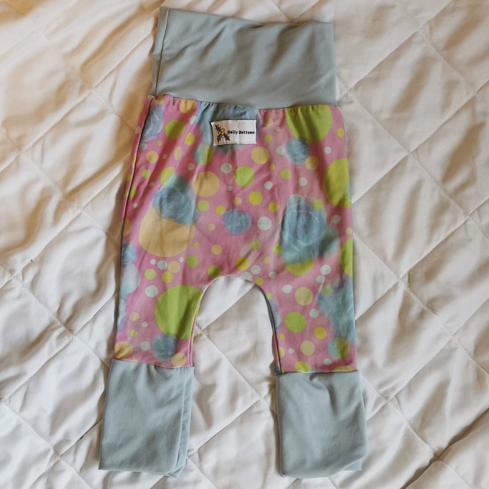 Holly Bottoms Grow with me pants (approximately 6-12)